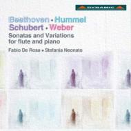 Flute Classical/Variations For Flute ＆ Piano-betthoven Schubert Weber Hummel： De Rosa(Fl) Neonato