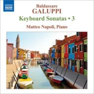 ガルッピ（1706-1785）/Keyboard Sonatas Vol.3： M. napoli(P)