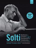 Sir Georg Solti 100th Anniversary Box -Beethoven, Schubert, Tchaikovsky, Shostakovich, Documentary (3DVD)
