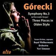 ĥإꥯߥ磻1933-2010/Sym 3  Simonov / Rpo Gritton(S) +three Pieces In Old Style