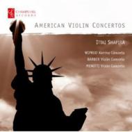 American Violin Concertos-barber, Menotti, Wiprud: Shapira(Vn)T.sanderling / Thomsom /