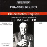 ֥顼ॹ1833-1897/Ein Deutsches Requiem Walter / Vpo Seefried F-dieskau (1953 Edinburgh)