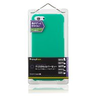 Iphone5�p �R�ۃN���X�^���J�o�[�Z�b�g(�~���g�O���[��)