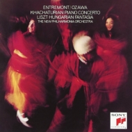 ハチャトゥリアン（1903-1978）/Piano Concerto： Entremont(P) Ozawa / Npo +liszt