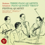 ֥顼ॹ1833-1897/Piano Quartet 1 2 3  Festival Quartet +schubert Piano Quintet