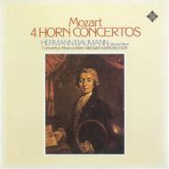 ⡼ĥȡ1756-1791/Horn Concerto 1-4  Baumann(Hr) Harnoncourt / Cmw (Hyb)