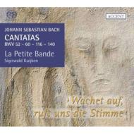 Cantatas Nos.52, 60, 116, 140 (Vol.15): S.Kuijken / La Petite Bande, etc
