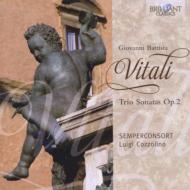 ヴィターリ、ジョバンニ・バティスタ（1632-1692）/Trio Sonatas Op 2 ： Cozzolino / Semperconsort