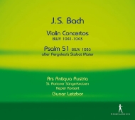 バッハ（1685-1750）/Violin Concertos Psalm 51 Cantata 182 Etc： Letzbor(Vn) Ars Antiqua Austria Keple