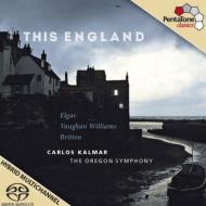 ヴォーン・ウィリアムズ（1872-1958）/Sym 5 ： Kalmar / Oregon So +elgar Britten (Hyb)