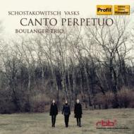 ショスタコーヴィチ（1906-1975）/Piano Trio 1 2 ： Boulanger Trio +vasks： Canto Perpetuo