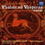 Psalmi Ad Vesperas: R.simpson / Houston Chamber Choir & Festival O Etc