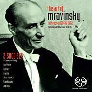 Mravinsky in Moscow : Evgeny Mravinsky / Leningrad Philharmonic (1965, 1972)(2SACD)(Single Layer)