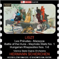 ꥹȡ1811-1886/Symphonic Poems Hungarian Rhapsody 1-6  Scherchen / Vienna State Opera O