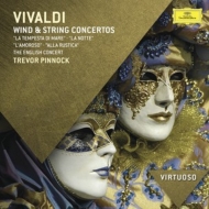 ヴィヴァルディ（1678-1741）/Wind ＆ String Concertos： Pinnock / English Concert
