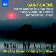 サン＝サーンス (1835-1921)/Piano Quintet Piano Quaetet Etc： Ortiz(P) Fine Arts Q