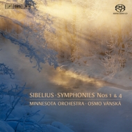 Symphonies Nos.1, 4 : Vanska / Minnesota Orchestra (Hybrid)