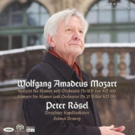 Piano Concertos Nos.19, 27 : Rosel(P)Branny / Dresdner Kammersolisten (Hybrid)