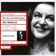ワーグナー（1813-1883）/Die Walkure： R. kempe / Bayreuther Festspiele Uhl Frick Wiener (1962)
