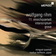 ꡼ࡢե󥰡1952-/String Quartet 11 Grave Interscriptum Minguet Q Bellheim(P)