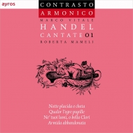 ヘンデル（1685-1759）/Cantatas Vol.1： Mameli(S) Vitale / Contrasto Armonico