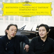 ١ȡ1770-1827/Sym 5 Piano Concerto 5  Chung Myung-whun / Seoul Po Kim Sunwook(P)