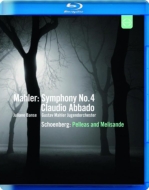 Mahler Symphony No.4, Schoenberg Pelleas und Melisande : Abbado / Gustav Mahler Jugendorchester, Banse(S)
