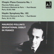 ѥ (1810-1849)/Piano Concerto 1  Pollini(P) Kletzki / French National O +haydn Sym 102