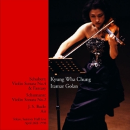 ヴァイオリン作品集/Live In Tokyo 1998-schubert Schumann J. s.bach： Chung Kyung-wha(Vn) Golan(P)