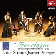 弦楽四重奏曲集/Lotus Sq： Travelogue-quartet 名曲世界紀行 Ravel Barber Wolf Puccini Etc