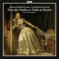 饦󡢥ϥ󡦥åȥ꡼ס1703-1784/Trio Sonatas Les Amis De Philippe +c. h.graun