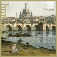 Orchestral Suites Nos.1-4 : Akademie fur Alte Musik Berlin (2CD)