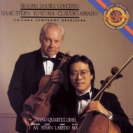 ֥顼ॹ1833-1897/Double Concerto Stern(Vn) Yo-yo Ma(Vc) Abbado / Cso +piano Quartet 3  Laredo Ax