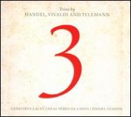 Baroque Classical/3-trios By Handel Vivaldi Telemann G. lacey(Rec) Yeadon(Vc) Da Costa(Cemb)