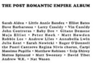 Various/Post Romantic Empire Album (+7inch)