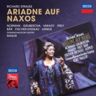 シュトラウス、リヒャルト（1864-1949）/Ariadne Auf Naxos： Masur / Lgo Norman Gruberova Varady O. bar F-dieskau