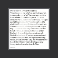 Valentine's Day : David Bowie | HMV&BOOKS online - 88883756667
