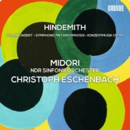 ヒンデミット（1895-1963）/Violin Concerto Symphonische Metamorphosen Etc： Midori(Vn) Eschenbach / Ndr So