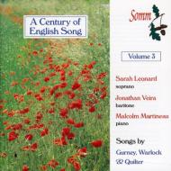 ζʥ˥Х/A Century Of English Song Vol.3 S. leonard(S)veira(Br) Martineau(P)