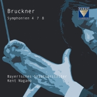 Symphonies Nos.4, 7, 8 : Nagano / Bavarian State Orchestra (4CD)