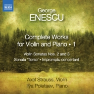 ͥ른1881-1955/Complete Works For Violin  Piano Vol.1 A. strauss(Vn) Poletaev(P)