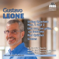 Leone Gustavo (1956-)/String Quartet 1 2 Red Quintet Etc Cuarteto Q-arte B. e.martinez(S) Boni