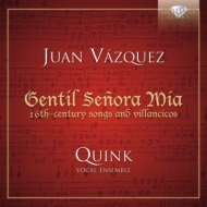 バスケス（1510-1560）/16th-century Songs ＆ Villancicos： Quink Vocal Ensemble