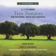 Trio Sonatas for Recorder & Violin : Biondi(Vn)Ensemble Tripla Concordia