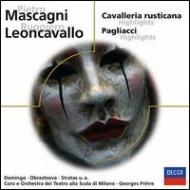 Cavalleria Rusticana / I Pagliacci(Hlts): Pretre / Teatro Alla Scala Domingo Stratas Obraztsova