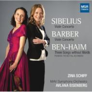 ٥ꥦ1865-1957/Violin Concerto Z. schiff(Vn) Eisenberg / Mav So +barber Concerto Ben-haim