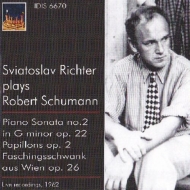 シューマン、ロベルト（1810-1856）/Piano Sonata 2 Papillons Faschingsschwank Aus Wien： S. richter