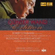 Schumann Piano Concerto, Mozart Symphony No.40 : Oppitz(P)G.Wand / NDR Symphony Orchestra (1983, 1990)