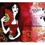ビゼー（1838-1875）/Carmen： Karajan / Vienna State Opera Bumbry Vickers Freni