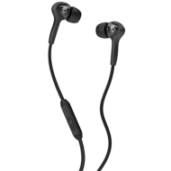 SKULLCANDY F SMOKIN_BUDS (MIC) (BLACK/BLACK)